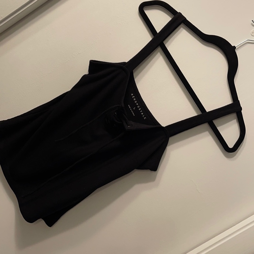 Black tank top